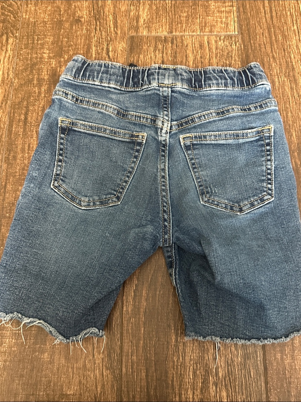 Old Navy Kids Distressed Blue Denim Shorts bundle of 2 - Picture 4 of 6